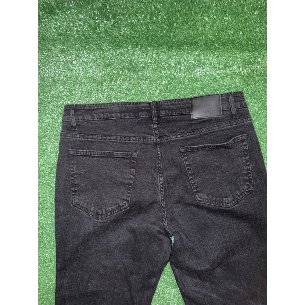 Tailor Vintage Canaan Slim Fit Men's Jeans 34x32 Black Comfort Stretch As Is - Picture 6 of 6